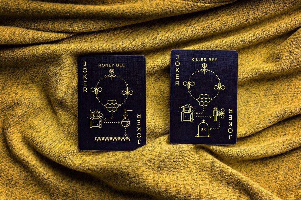 PlayingCardDecks.com-Killer Bees Playing Cards Cartamundi