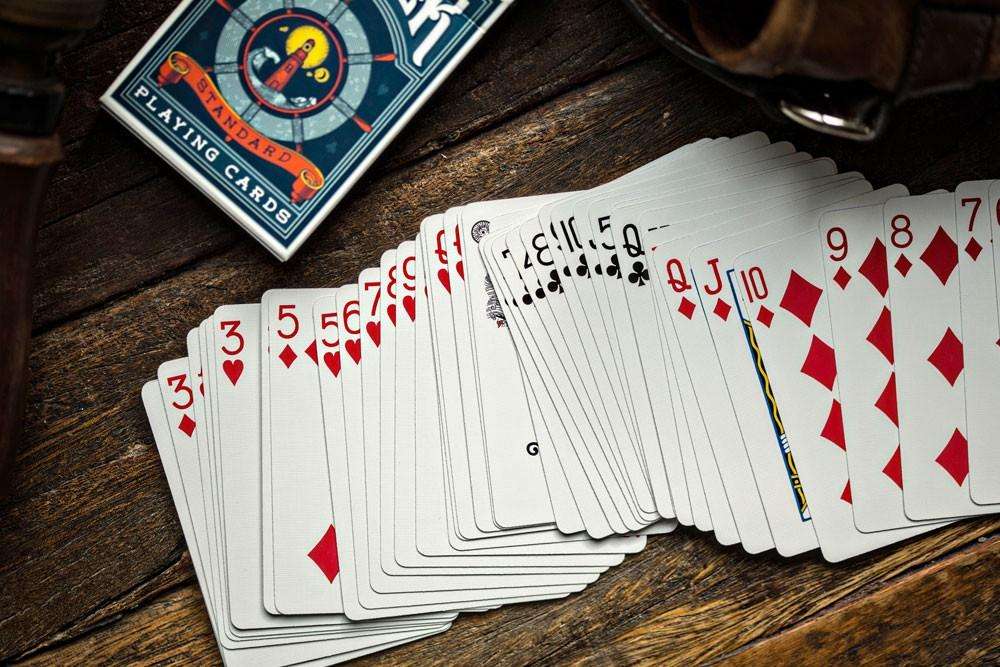 PlayingCardDecks.com-Keeper Blue Playing Cards USPCC