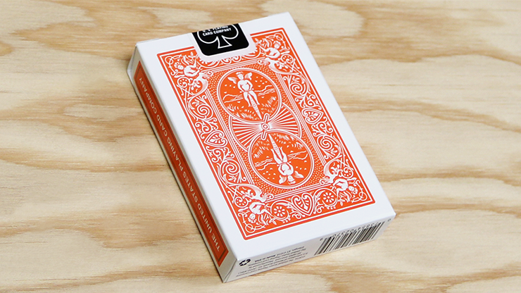 PlayingCardDecks.com-Orange Rider Back Bicycle Playing Cards