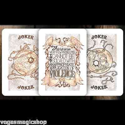 PlayingCardDecks.com-Plugged Nickel Rusted Tin Bicycle Playing Cards Deck