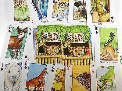 PlayingCardDecks.com-Wild Playing Cards Hidden Seek-N-Find Animals Deck