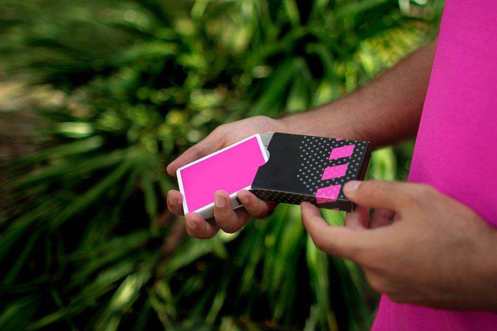 PlayingCardDecks.com-NOC Sport Playing Cards USPCC - Green & Pink