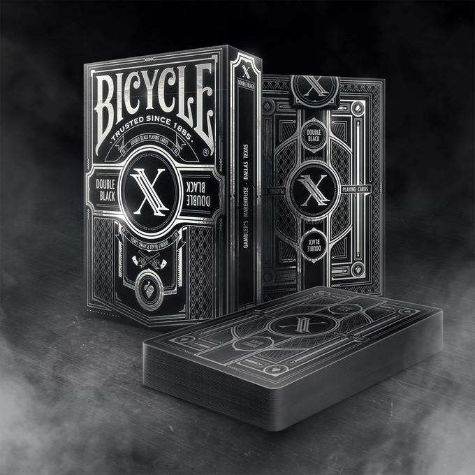 PlayingCardDecks.com-Double Black Classic Bicycle Playing Cards