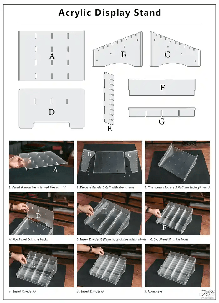 PlayingCardDecks.com-40 Deck Acrylic Playing Card Display