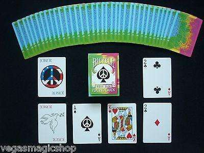 PlayingCardDecks.com-Tie Dye Bicycle Playing Cards