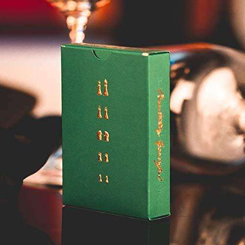 PlayingCardDecks.com-Knights Green Playing Cards Cartamundi