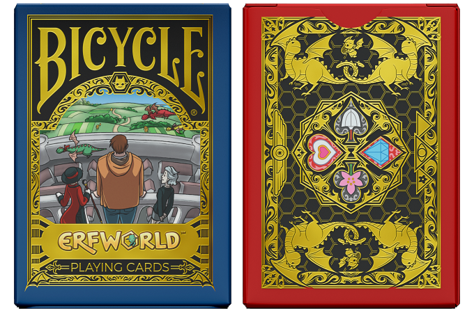 PlayingCardDecks.com-Erfworld Bicycle Playing Cards - 3 Deck Set