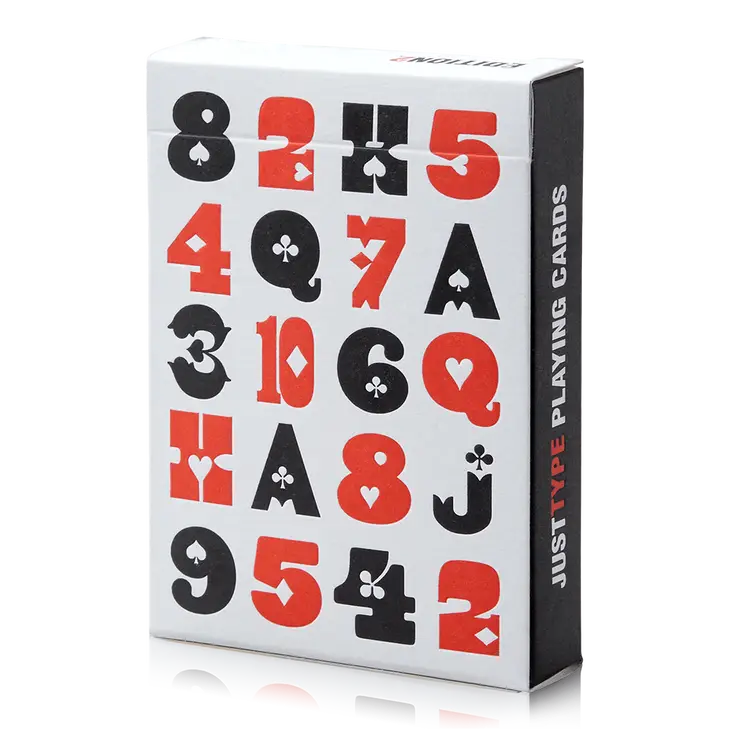 Just Type v2 Playing Cards USPCC