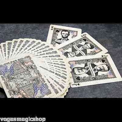 PlayingCardDecks.com-US Presidents v1 Blue Bicycle Playing Cards