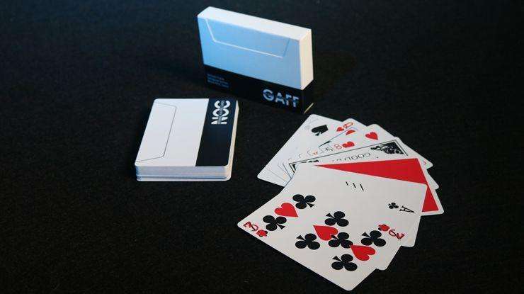 PlayingCardDecks.com-NOC V3 Gaff Black Playing Cards Deck EPCC