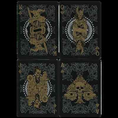 PlayingCardDecks.com-Arcanum 2 Deck Set White Black Playing Cards