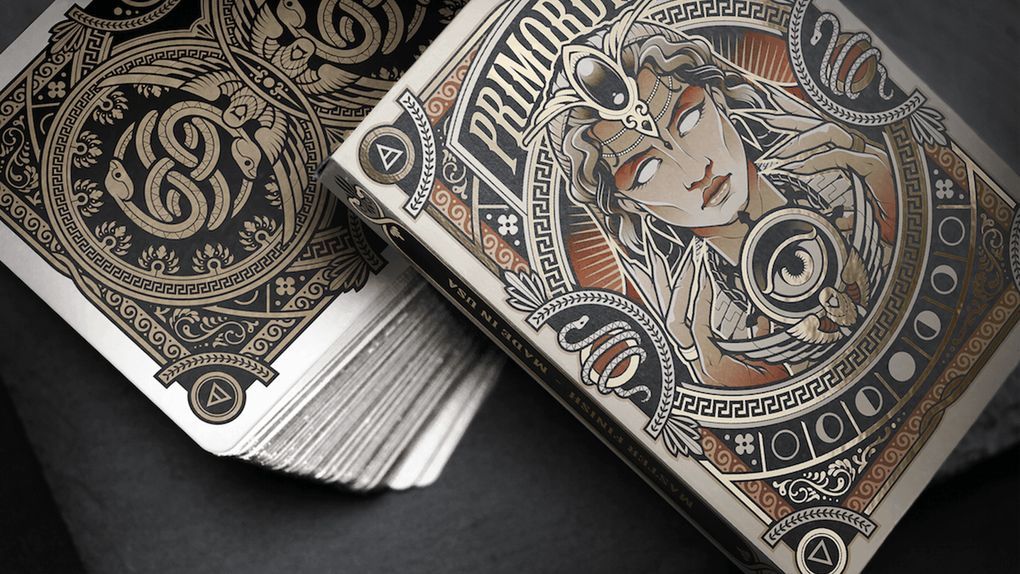 PlayingCardDecks.com-Primordial Gilded Playing Cards USPCC
