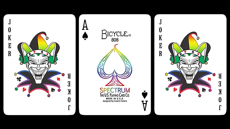 PlayingCardDecks.com-Spectrum Rider Back Bicycle Playing Cards