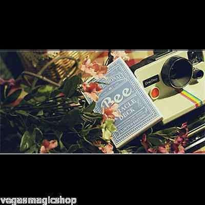 PlayingCardDecks.com-Magic 8 Blue Bee Playing Cards Deck