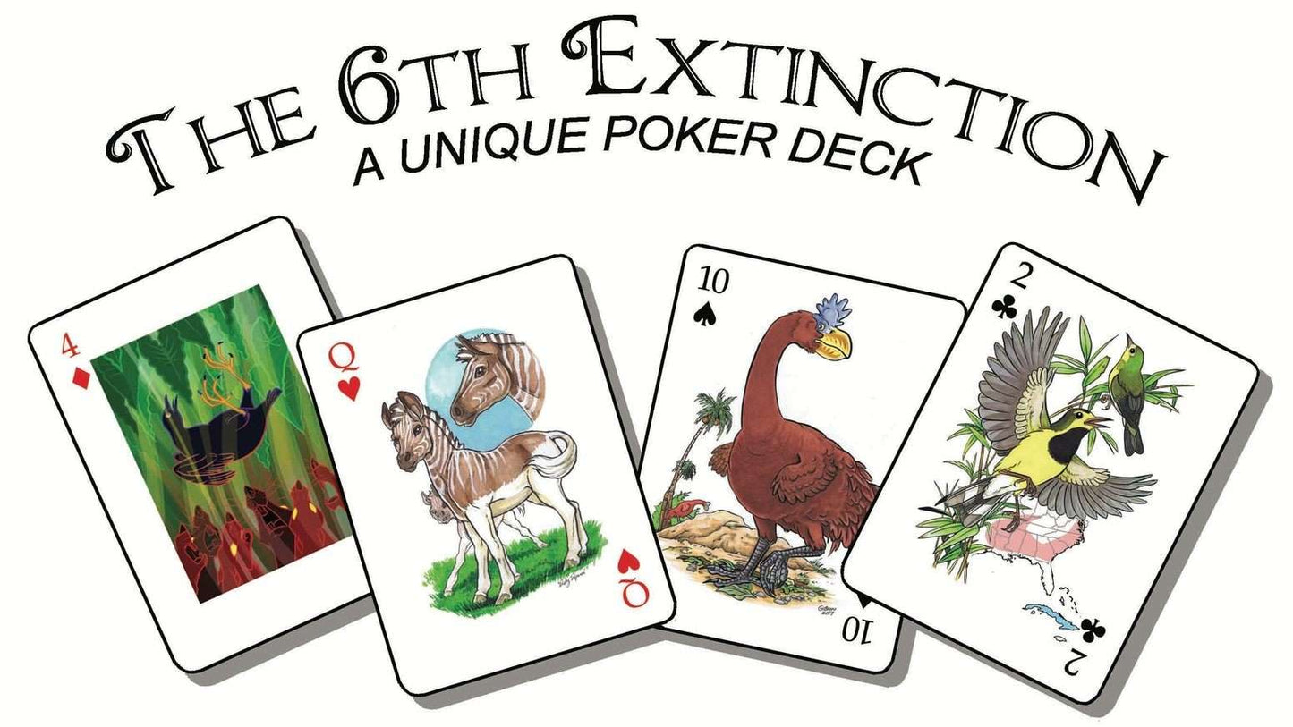 PlayingCardDecks.com-The 6th Extinction Playing Cards TMCards