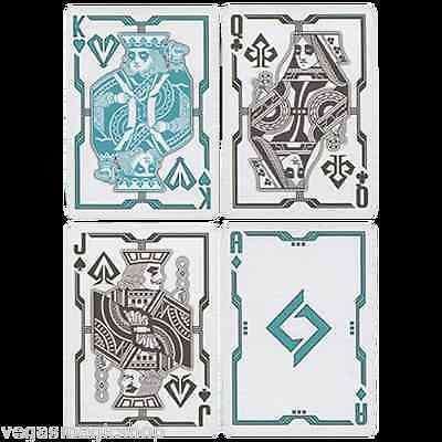 PlayingCardDecks.com-Grid 2.0 Original UV Glow Bicycle Playing Cards