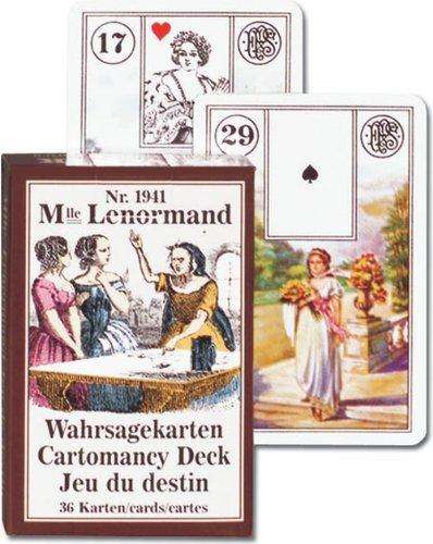 PlayingCardDecks.com-Mlle Lenormand Cartomancy Fortune Cards Piatnik