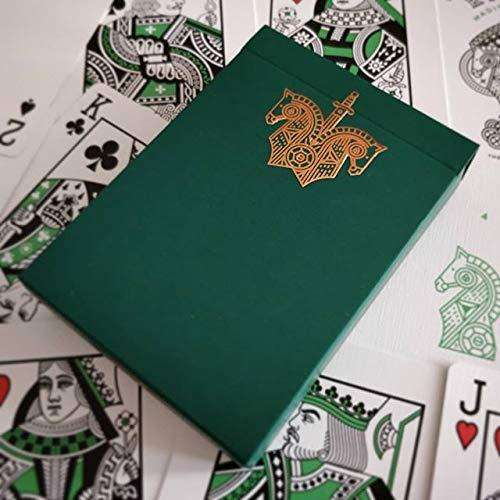 PlayingCardDecks.com-Knights Green Playing Cards Cartamundi