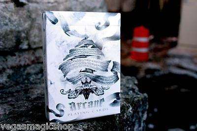PlayingCardDecks.com-Arcane White Playing Cards USPCC