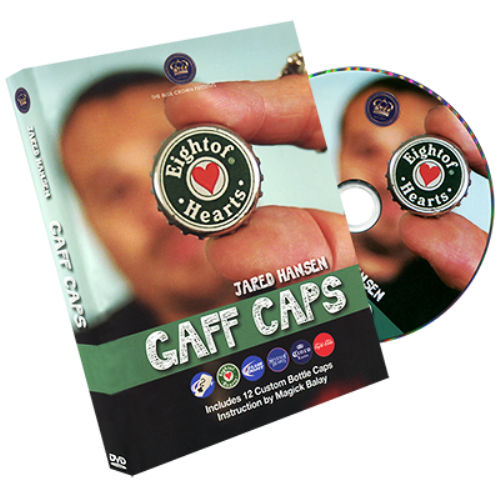 PlayingCardDecks.com-Gaff Caps - 12 Bottle Tops & DVD