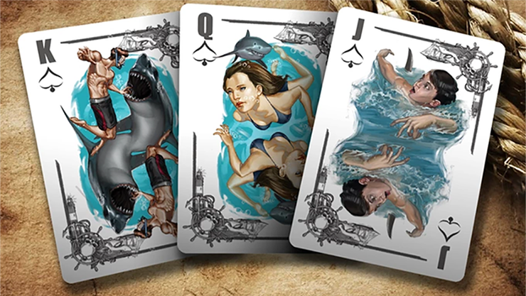 PlayingCardDecks.com-Jaws 40 Years of Fear Special Edition Playing Cards USPCC