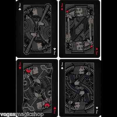 PlayingCardDecks.com-Double Black XX Playing Cards USPCC