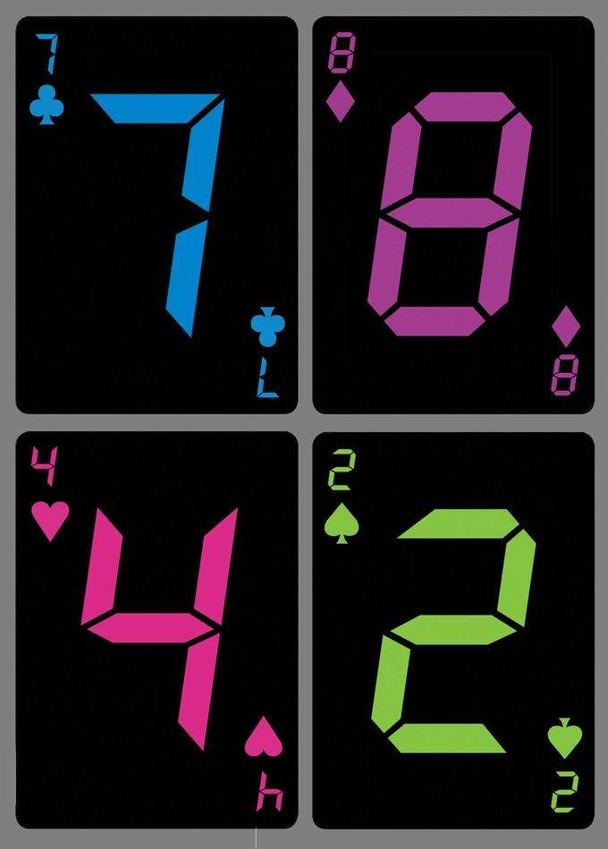 PlayingCardDecks.com-Radical 80s v2 Bicycle Playing Cards