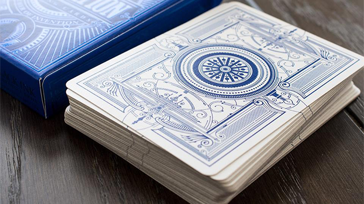 PlayingCardDecks.com-Innovation Blue Signature Playing Cards LPCC