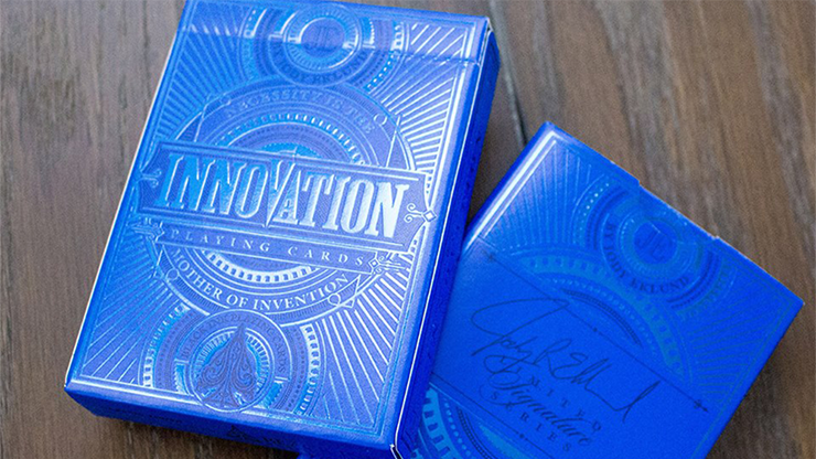 PlayingCardDecks.com-Innovation Blue Signature Playing Cards LPCC