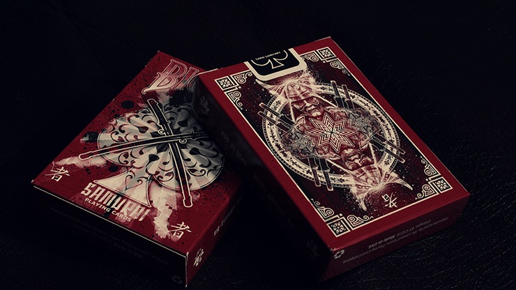 PlayingCardDecks.com-Samurai V3 Red Bicycle Playing Cards