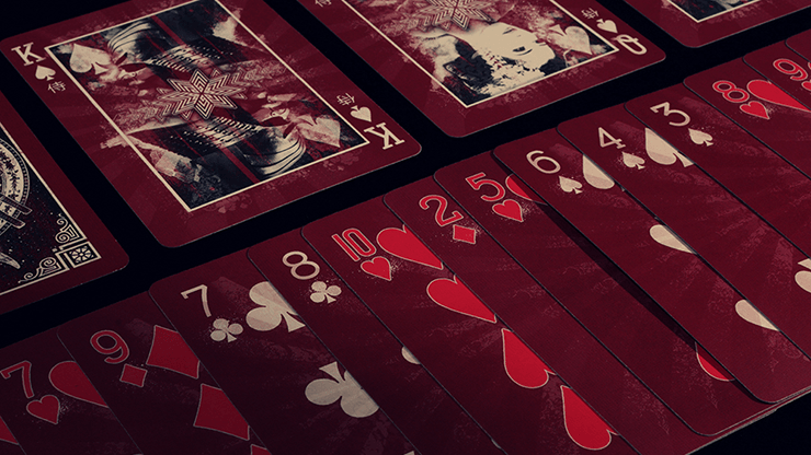 PlayingCardDecks.com-Samurai V3 Red Bicycle Playing Cards