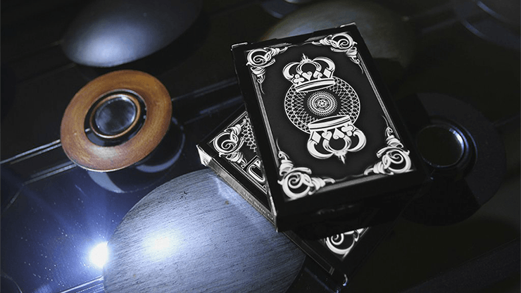 PlayingCardDecks.com-Crown Deck Black Playing Cards USPCC