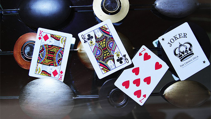 PlayingCardDecks.com-Crown Deck Black Playing Cards USPCC