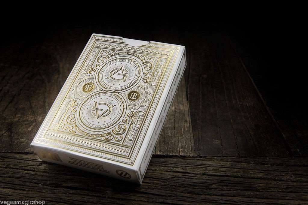 PlayingCardDecks.com-Artisan White Playing Cards USPCC