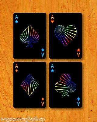 PlayingCardDecks.com-Prism Night v2 Playing Cards Deck LPCC