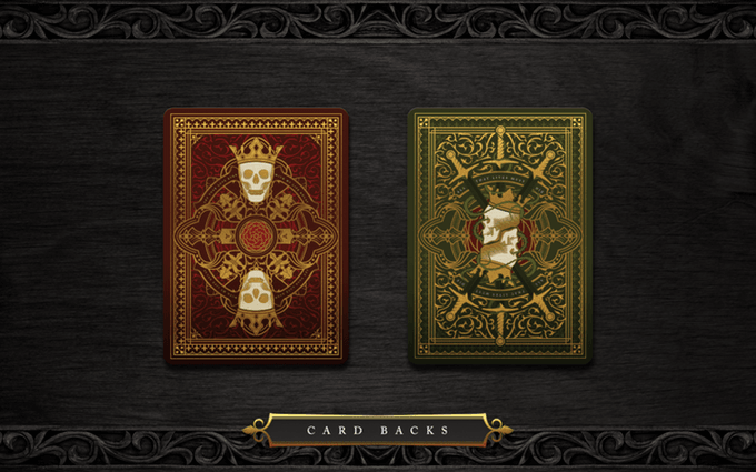 PlayingCardDecks.com-Thorn & Roses Playing Cards 2 Deck Set USPCC