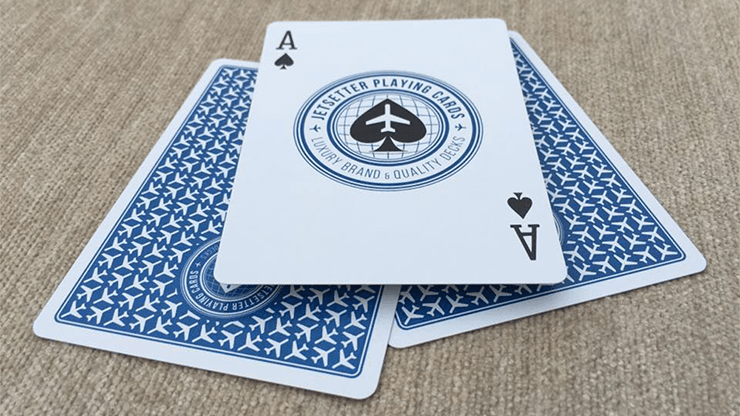 PlayingCardDecks.com-Jetsetter Premier Altitude Blue v2 Playing Cards EPCC