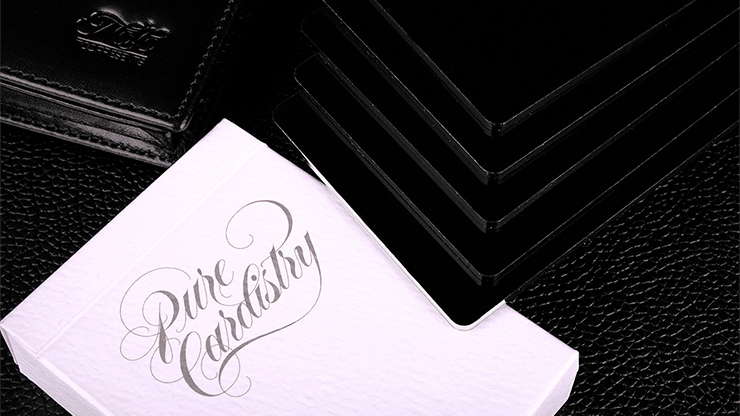 PlayingCardDecks.com-Pure Cardistry Black Training Playing Cards 7 Plastic Packets