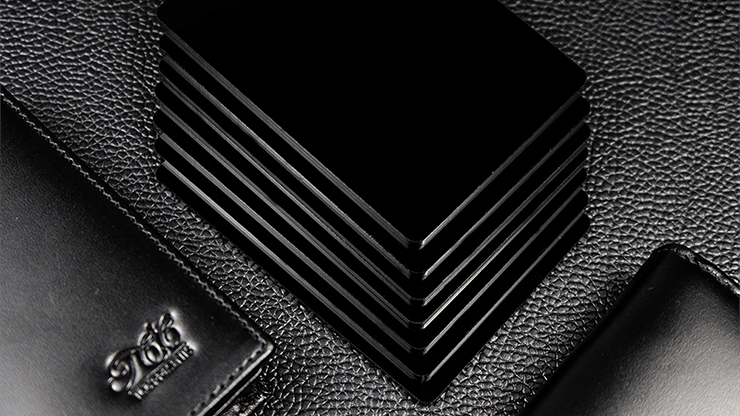 PlayingCardDecks.com-Pure Cardistry Black Training Playing Cards 7 Plastic Packets