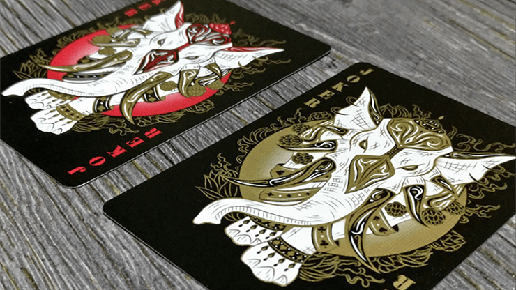 PlayingCardDecks.com-Realms Black Bicycle Playing Cards