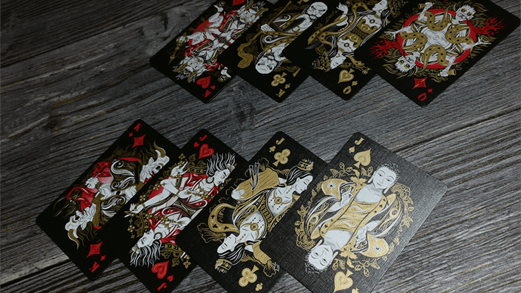 PlayingCardDecks.com-Realms Black Bicycle Playing Cards