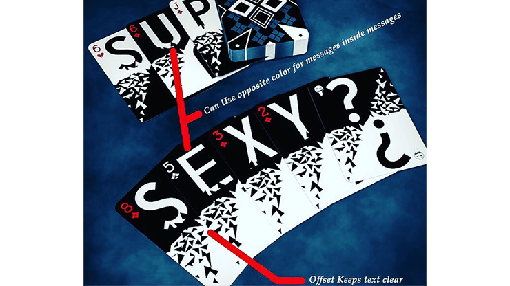 PlayingCardDecks.com-WTF Cardistry Spelling Playing Cards USPCC