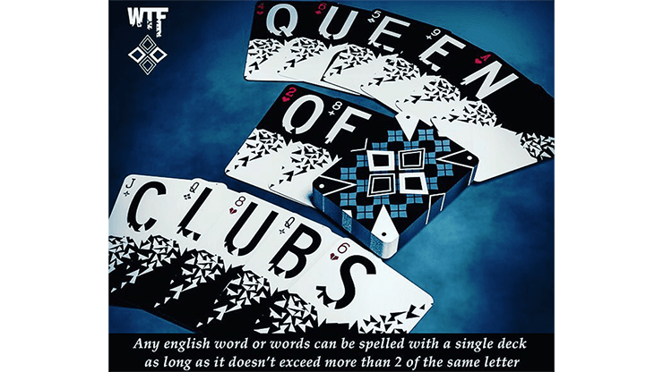 PlayingCardDecks.com-WTF Cardistry Spelling Playing Cards USPCC