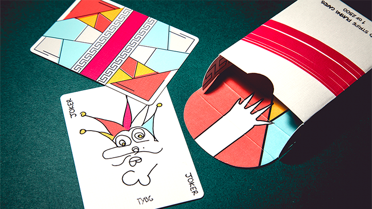 PlayingCardDecks.com-Red Stripe Playing Cards HCPC