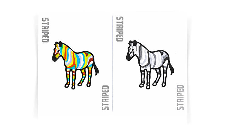 PlayingCardDecks.com-Striped Playing Cards USPCC