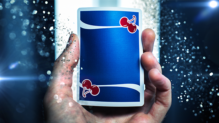 PlayingCardDecks.com-Cherry Casino Tahoe Blue Playing Cards USPCC