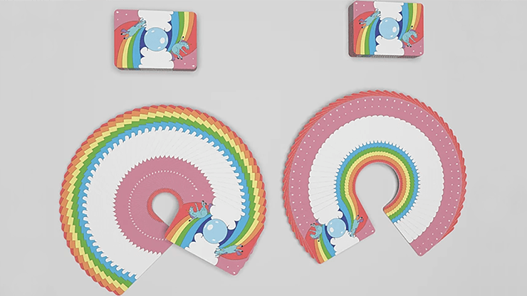 PlayingCardDecks.com-Rainbow Unicorn Fun Time! Playing Cards USPCC