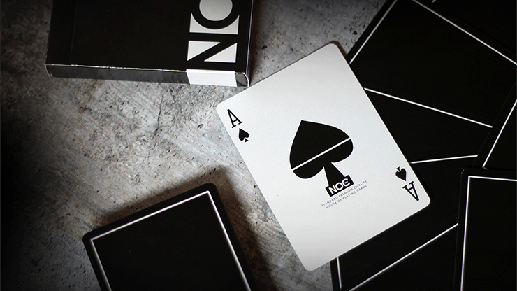 PlayingCardDecks.com-NOC Out Black Playing Cards USPCC
