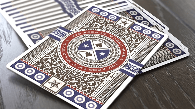 PlayingCardDecks.com-Top Aces of WWI Standard Edition Playing LPCC
