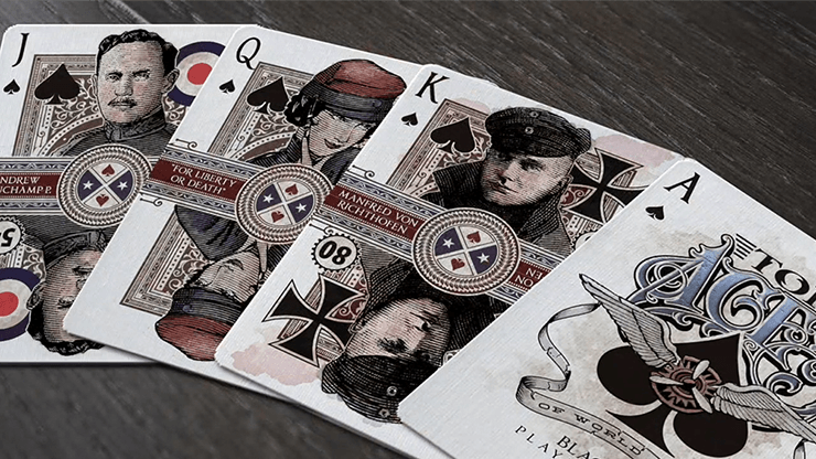 PlayingCardDecks.com-Top Aces of WWI Signature Edition Playing Cards LPCC